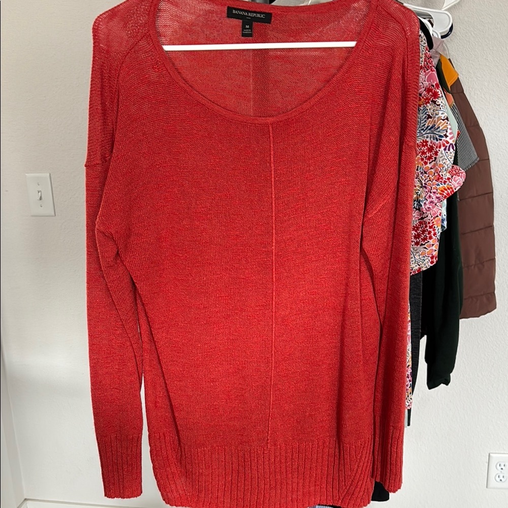 Women's orange Sweater by banana republic